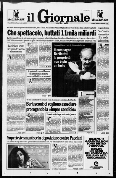 Il giornale del lunedi